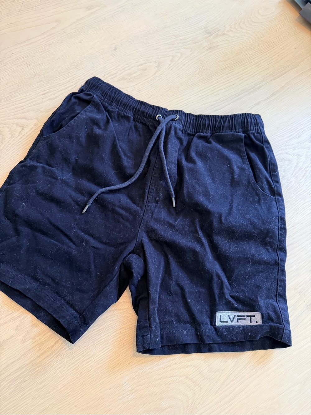 Men’s Dark Navy Athletic Drawstring Shorts - Picture 1 of 3